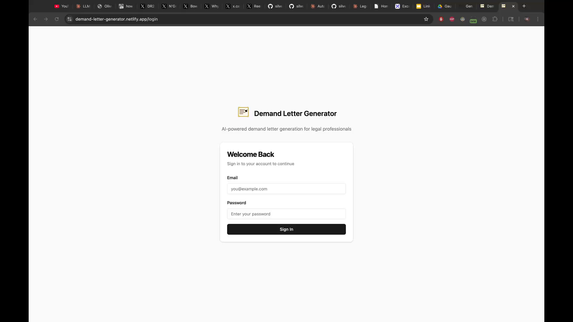 Demand Letter Generator